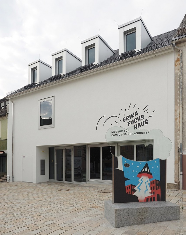 Erika-Fuchs-Haus – Museum für Comic und Sprachkunst - Comicmuseum Schwarzenbach a. d. Saale in der ErlebnisRegion Fichtelgebirge