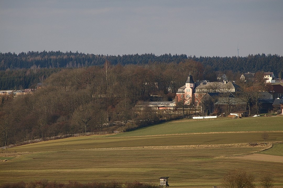 Blick auf das Schloss in Gattendorf - Gattendorf im Fichtelgebirge in der ErlebnisRegion Fichtelgebirge
