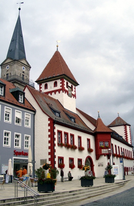 Rathaus in Marktredwitz - Marktredwitz im Fichtelgebirge in der ErlebnisRegion Fichtelgebirge