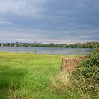 Blick auf Weißenstadt - Weißenstädter See in Weißenstadt in der ErlebnisRegion Fichtelgebirge