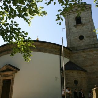 Wallfahrtskirche auf dem benachbarten Armesberg - Kulmain im Steinwald in der ErlebnisRegion Fichtelgebirge