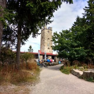Gipfelrestaurant am Asenturm - Asenturm auf dem Ochsenkopf in der ErlebnisRegion Fichtelgebirge