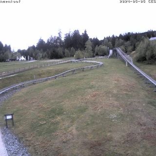 Ganzjahres-Rodelbahn Alpine Coaster - Webcam Ochsenkopf Talstation Nord AlpineCoaster in der ErlebnisRegion Fichtelgebirge